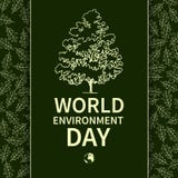 Ambiente mundial Day-02 ilustración del vector Ambiente mundial Day-02 ilustración del vector