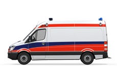 Ambulance d'isolement illustration de vecteur Ambulance d'isolement illustration de vecteur