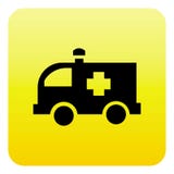 Ambulance Web Button Stock Photos