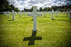 American Cemetery Colleville-sur-Mer Omaha Beach Normandy France Stock Photography American Cemetery Colleville-sur-Mer Omaha Beach Normandy France Stock Photography