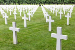 American cemetery WW1 soldiers who died at Battle of Verdun Stock Photography American cemetery WW1 soldiers who died at Battle of Verdun Stock Photography