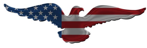 American Eagle Badge 2 Stock Photos American Eagle Badge 2 Stock Photos