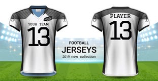 Download American Football Or Soccer Jerseys Uniforms, Realistic ...
