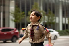 The American Heroes Parade stock photography The American Heroes Parade stock photography