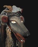 American Indian Bear Mask Isolated. Stock Photography American Indian Bear Mask Isolated. Stock Photography