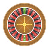 American roulette wheel vector. vector illustration American roulette wheel vector. vector illustration