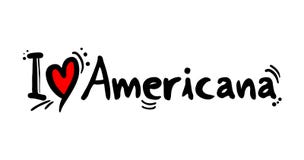 Americana muzyka stylu miłości wiadomość ilustracja wektor Americana muzyka stylu miłości wiadomość ilustracja wektor