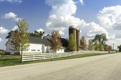 Amerikaans landlandbouwbedrijf stock fotografie Amerikaans landlandbouwbedrijf stock fotografie