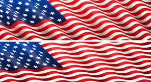 Amerikaans vlagconcept stock illustratie Amerikaans vlagconcept stock illustratie