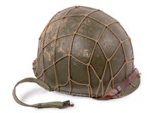 Amerikaanse militaire helm op witte achtergrond royalty-vrije stock afbeeldingen Amerikaanse militaire helm op witte achtergrond royalty-vrije stock afbeeldingen