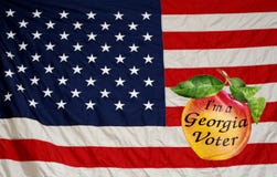 Amerikaner Georgia Voter lizenzfreie stockfotografie Amerikaner Georgia Voter lizenzfreie stockfotografie