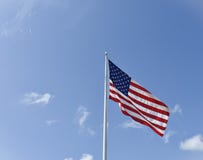 amerikansk sky för blå flagga arkivfoton amerikansk sky för blå flagga arkivfoton