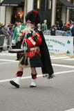 Amityville Highland Pipe Band marching at the St. Patrick's Day Parade in New York Royalty Free Stock Photos Amityville Highland Pipe Band marching at the St. Patrick's Day Parade in New York Royalty Free Stock Photos