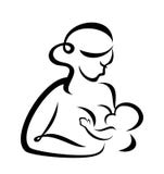 Amma kvinnan stock illustrationer Amma kvinnan stock illustrationer