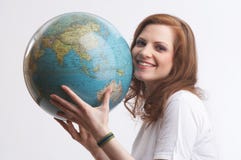 Amo il globo immagini stock libere da diritti Amo il globo immagini stock libere da diritti