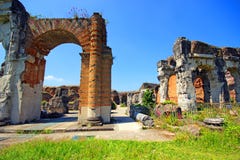 Amphitheater in Capua-Stadt, Italien Stockfotografie Amphitheater in Capua-Stadt, Italien Stockfotografie