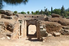 Amphitheatre of Merida Royalty Free Stock Photography Amphitheatre of Merida Royalty Free Stock Photography