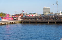 Amsterdam canal and bridge with bikes, Holland, Netherlands stock images Amsterdam canal and bridge with bikes, Holland, Netherlands stock images