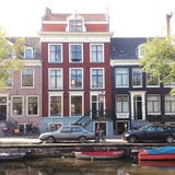 Amsterdam-Kanalstraße lizenzfreie stockfotografie Amsterdam-Kanalstraße lizenzfreie stockfotografie