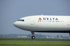 Amsterdam the Netherlands - May 6th, 2017: N822NW Delta Air Lines Stock Photo Amsterdam the Netherlands - May 6th, 2017: N822NW Delta Air Lines Stock Photo