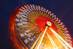 Amusement park. Wheel Royalty Free Stock Image Amusement park. Wheel Royalty Free Stock Image
