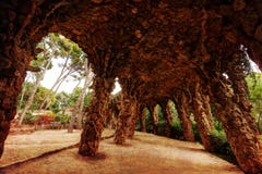 Ana Barcelona del ½ del ¿de Gï del parque foto de archivo libre de regalías Ana Barcelona del ½ del ¿de Gï del parque foto de archivo libre de regalías