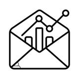 Analysieren Sie Ikone - Vergrößerungsglas- und Diagrammvektor stock abbildung Analysieren Sie Ikone - Vergrößerungsglas- und Diagrammvektor stock abbildung