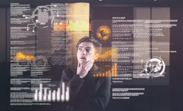 Analysis of a plan stock illustration Analysis of a plan stock illustration