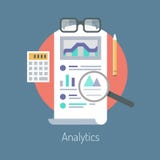 Analytics and statistics illustration stock illustration Analytics and statistics illustration stock illustration