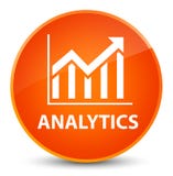 Analytics (statistiekenpictogram) elegante oranje ronde knoop Royalty-vrije Stock Afbeelding Analytics (statistiekenpictogram) elegante oranje ronde knoop Royalty-vrije Stock Afbeelding