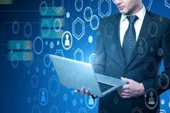 Analytics and technology concept royalty free stock photos Analytics and technology concept royalty free stock photos