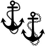 Anchor with Chain and Rope