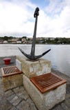 Anchor memory monument in Kinsale harbour Royalty Free Stock Photos Anchor memory monument in Kinsale harbour Royalty Free Stock Photos