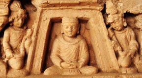Ancient Buddhist sculptures Stock Image Ancient Buddhist sculptures Stock Image