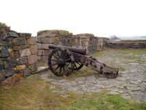 Ancient Cannon In Island Fort Royalty Free Stock Photography