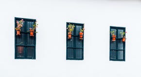 Ancient and colonial windows in Belén passage of the city of Cajamarca Peru stock photo Ancient and colonial windows in Belén passage of the city of Cajamarca Peru stock photo