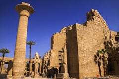 Ancient Egyptian Karnak Temple Ruins near Luxor stock photos Ancient Egyptian Karnak Temple Ruins near Luxor stock photos