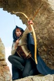 Ancient female archer royalty free stock image Ancient female archer royalty free stock image