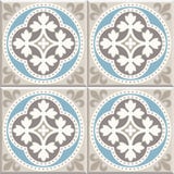 Ancient floor ceramic tiles. Victorian English floor tiling design, seamless vector pattern royalty free illustration Ancient floor ceramic tiles. Victorian English floor tiling design, seamless vector pattern royalty free illustration