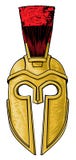 Ancient Greek Spartan Trojan Roman Helmet royalty free illustration Ancient Greek Spartan Trojan Roman Helmet royalty free illustration