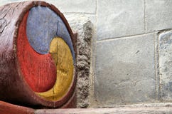 Ancient Korean Tricolor Pattern Royalty Free Stock Image Ancient Korean Tricolor Pattern Royalty Free Stock Image