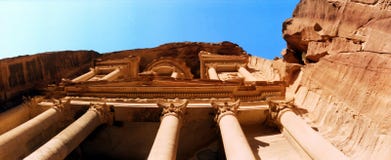 Ancient Nabataean Heritage El Khazna Treasury Petra & x28;Jordan& x29; royalty free stock photography Ancient Nabataean Heritage El Khazna Treasury Petra & x28;Jordan& x29; royalty free stock photography
