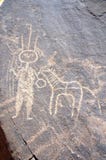 Ancient Rock Art In Niger Of A Figure And Animal Royalty Free Stock Photo Ancient Rock Art In Niger Of A Figure And Animal Royalty Free Stock Photo