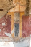 Ancient roman fresco in Central Bath, Pompeii, Italy, Europe royalty free stock image Ancient roman fresco in Central Bath, Pompeii, Italy, Europe royalty free stock image