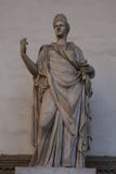 Ancient Roman sculpture of a Vestal Virgin at the Loggia dei Lanzi, Florence, Italy Stock Photo Ancient Roman sculpture of a Vestal Virgin at the Loggia dei Lanzi, Florence, Italy Stock Photo