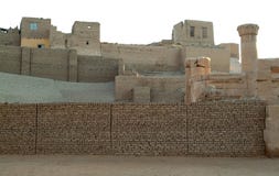 Ancient ruins in the Temple of God Horus at Edfu island without people, Egypt royalty free stock image Ancient ruins in the Temple of God Horus at Edfu island without people, Egypt royalty free stock image