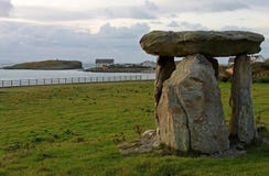 Ancient stone age monument Anglesey, Wales royalty free stock photo Ancient stone age monument Anglesey, Wales royalty free stock photo