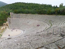 Ancient Theatre of Epidaurus, Greece, UNESCO World Heritage stock images Ancient Theatre of Epidaurus, Greece, UNESCO World Heritage stock images