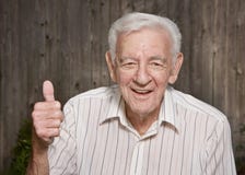 Ancião feliz Imagem de Stock Ancião feliz Imagem de Stock