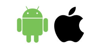 Android apple icons stock illustration Android apple icons stock illustration